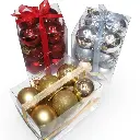 Bonnet de Père Noël avec bord de fourrure .webp