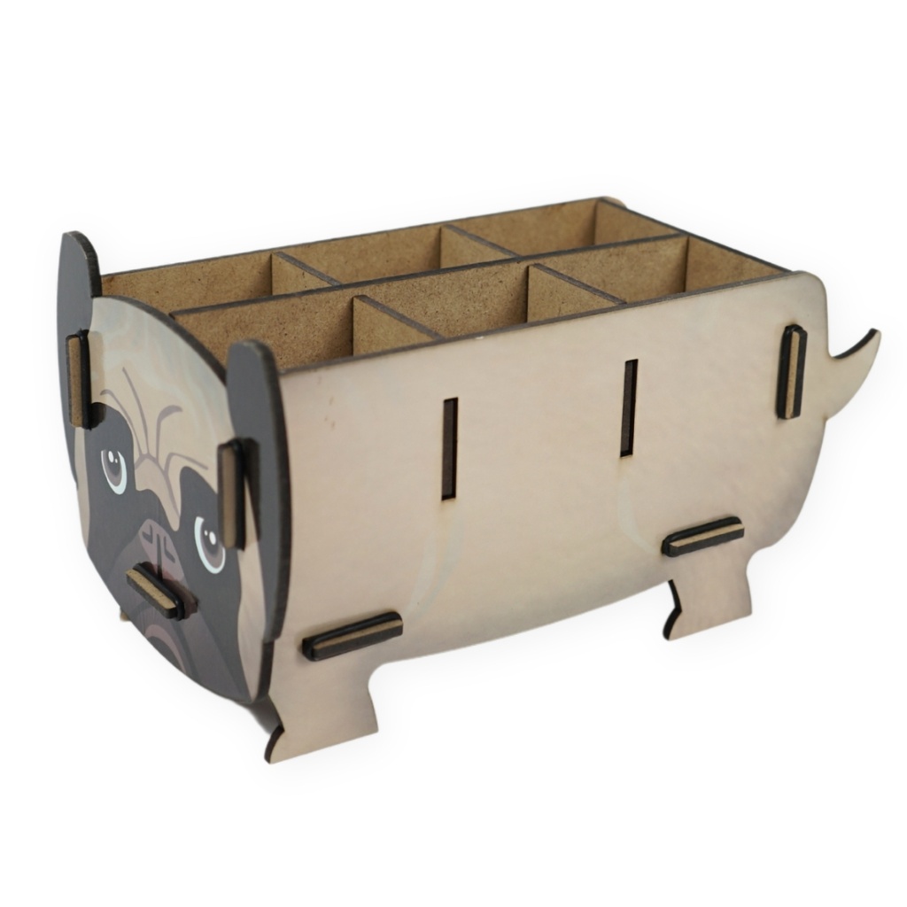 Porte-stylo en bois à assembler