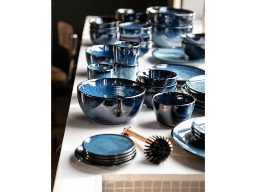 VT Wonen - Bol en porcelaine bleu cobalt