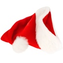 Bonnet de Père Noël avec bord de fourrure 