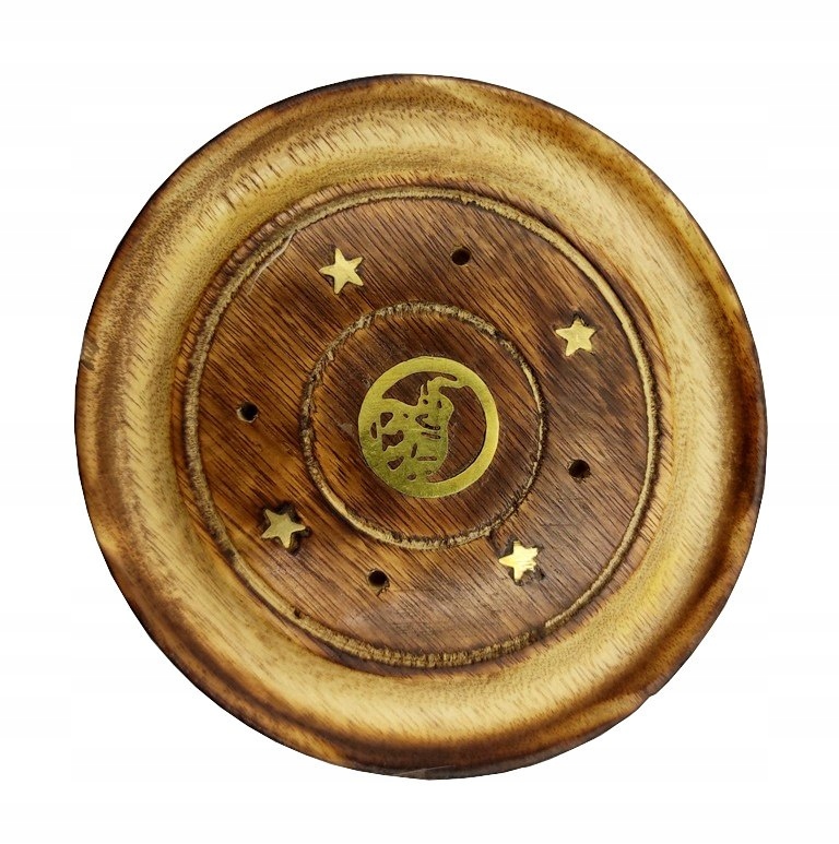 [5055796594139] Porte Encens en Manguier (Cônes & Bâtonnets)