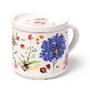 Set Mug avec Couvercle/Sous-Tasse "Prairie"