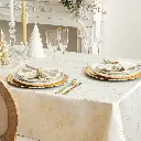 Nappe de Noël en Jacquard étoilés (140x240cm)