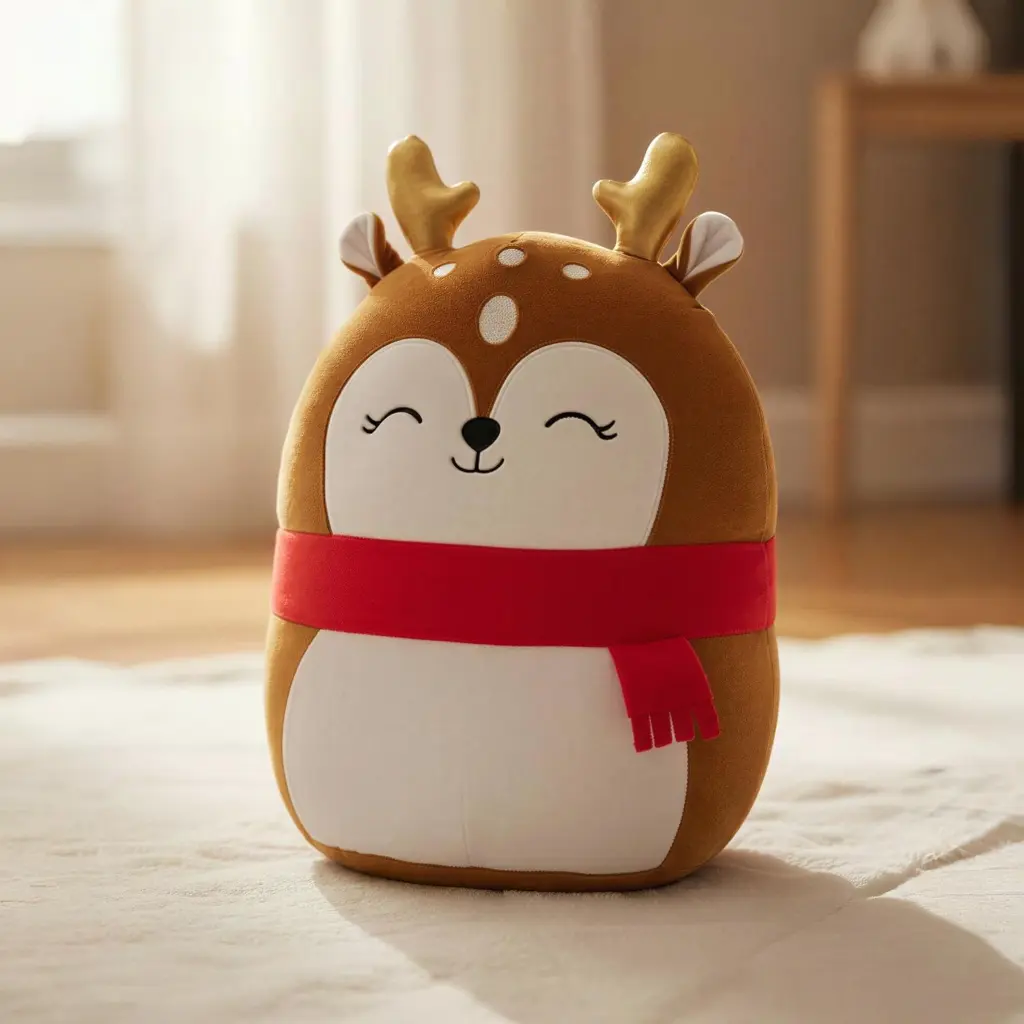 [3560233593955] Peluche Renne Squishy (35cm)