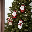 Sujet de Noël en Peluche (9cm)