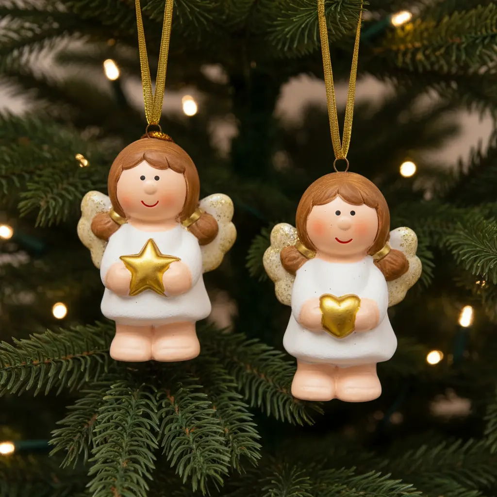 [4326470528391] Petit Ange de Noël en Céramique