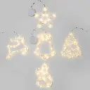 Décoration Lumineuse de Noël sur Ventouse