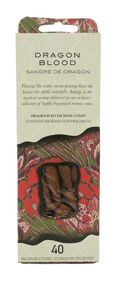 Cônes d'encens naturels "Dragon Blood" 40pcs