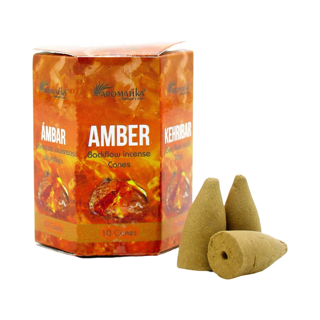 [8902955133395] Aromatika - Cones d'encens à reflux Ambre