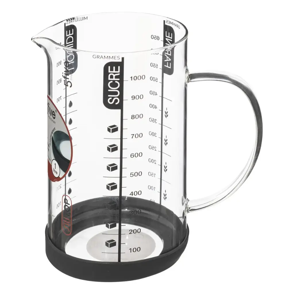 5five ∙ Verre Doseur Gradué SiliTop 1L 