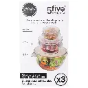 5five ∙ Lot de 3 Couvercles Réutilisables en Silicone