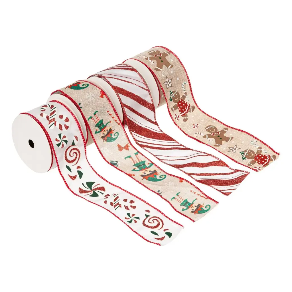 [3560232836022] Ruban de Noël Textile (3m)