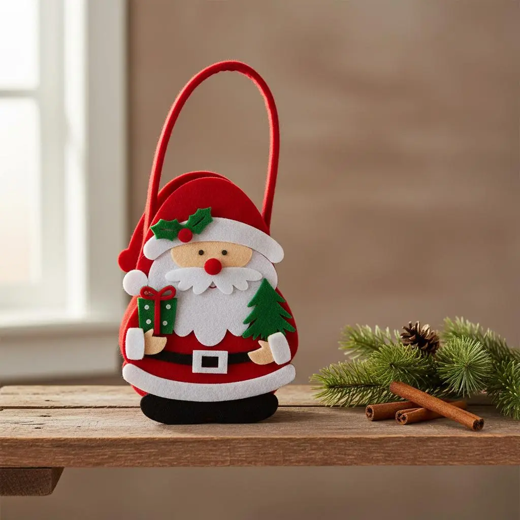 [3560234541153] Panier de Noël en Feutrine