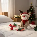 Peluche de Noël - Ours à Bonnet