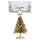 Cavalier de Table Sapin doré 10 cm