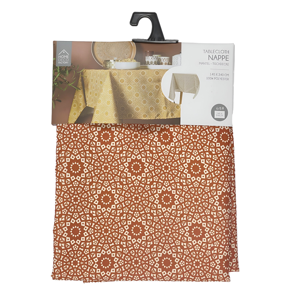 [3664944570523] Nappe rectangulaire à motifs (140x240cm)