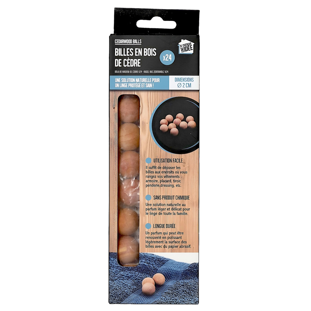 Billes en Bois de Cèdre