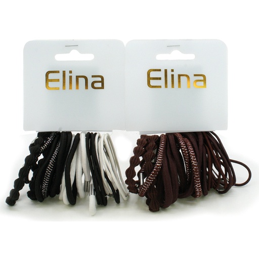 [HB-007-24] Elina - Élastique de cheveux 24 pcs