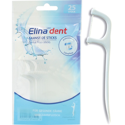 [HB-003-24] Cure-dents avec fil dentaire 25 pcs