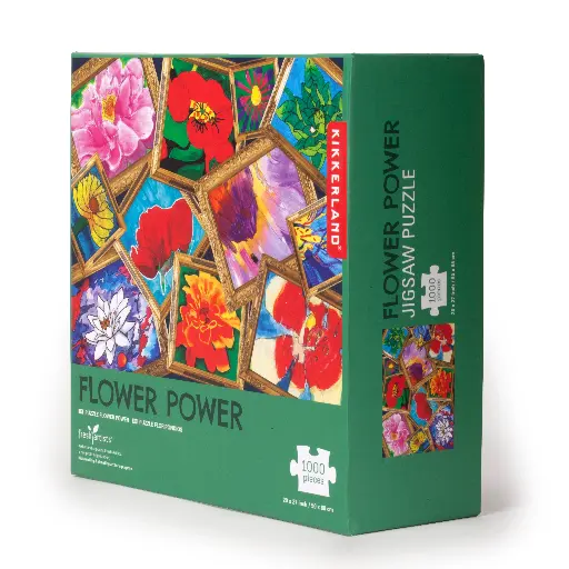 [612615107014] Kikkerland - Puzzle "Flower Power" 1000 pieces