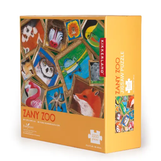 [JO-004-24] Kikkerland - Puzzle "Zany Zoo" 1000 pièces