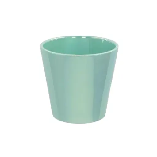 [JA-009-24] Cache-pot nacré turquoise 15 cm