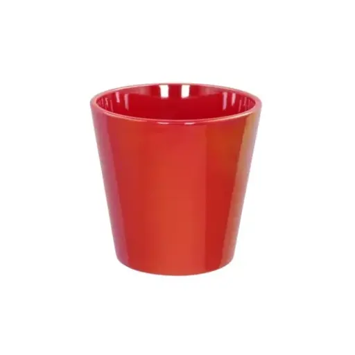 [JA-008-24] Cache-pot nacré rouge 17 cm