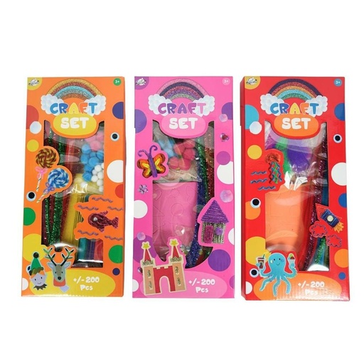[HO-032-24] Set bricolage créatif 200 pièces