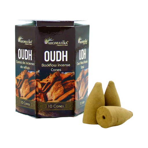 [8902955133425] Aromatika • Cones d'encens à reflux Oudh