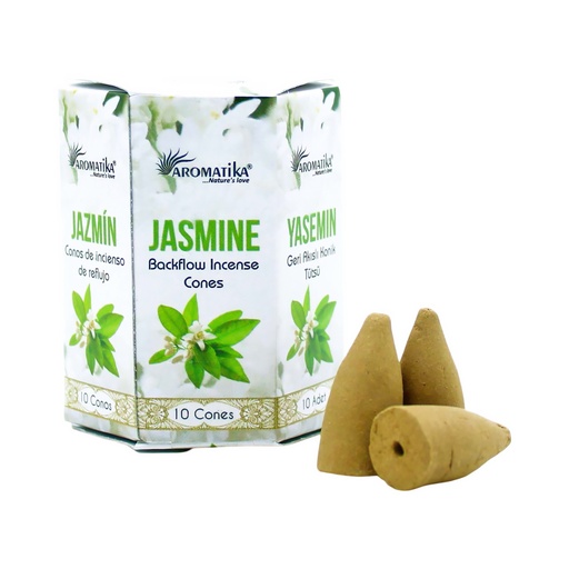 [8902955133456] Aromatika • Cones d'encens à reflux Jasmin