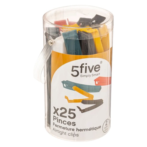 [3560238998281] 5five ∙ Pince à fermeture hermétique 25 pcs