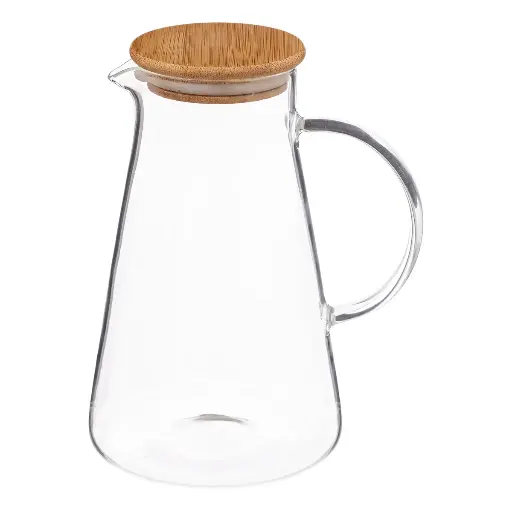 [3560237543888] Secret de Gourmet - Carafe en verre et bambou 1,5L