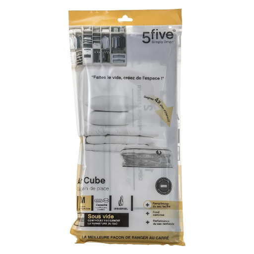 [3560239707974] 5five ∙ Sac de rangement sous-vide Air-cube M
