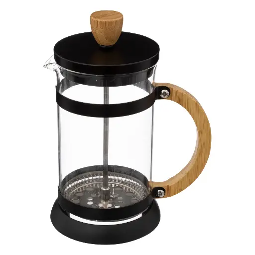 [3560232663925] Secret de Gourmet - Cafetière à piston Black Bamboo 600 ml